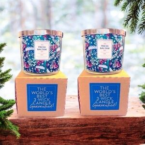 2 Fresh Balsam Candles